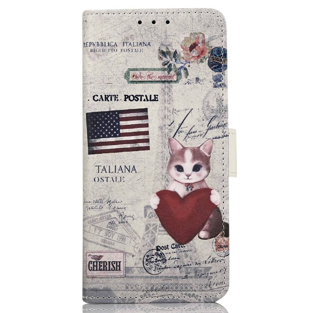 OnePlus Nord CE 3 Lite Leather Case w. Wallet - Cat & Heart