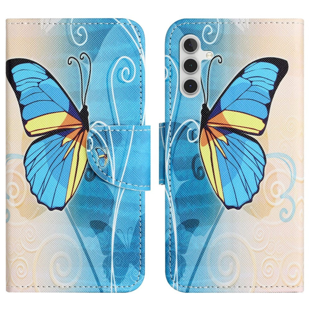 Samsung Galaxy A24 Leather Wallet Case & Print - Butterfly