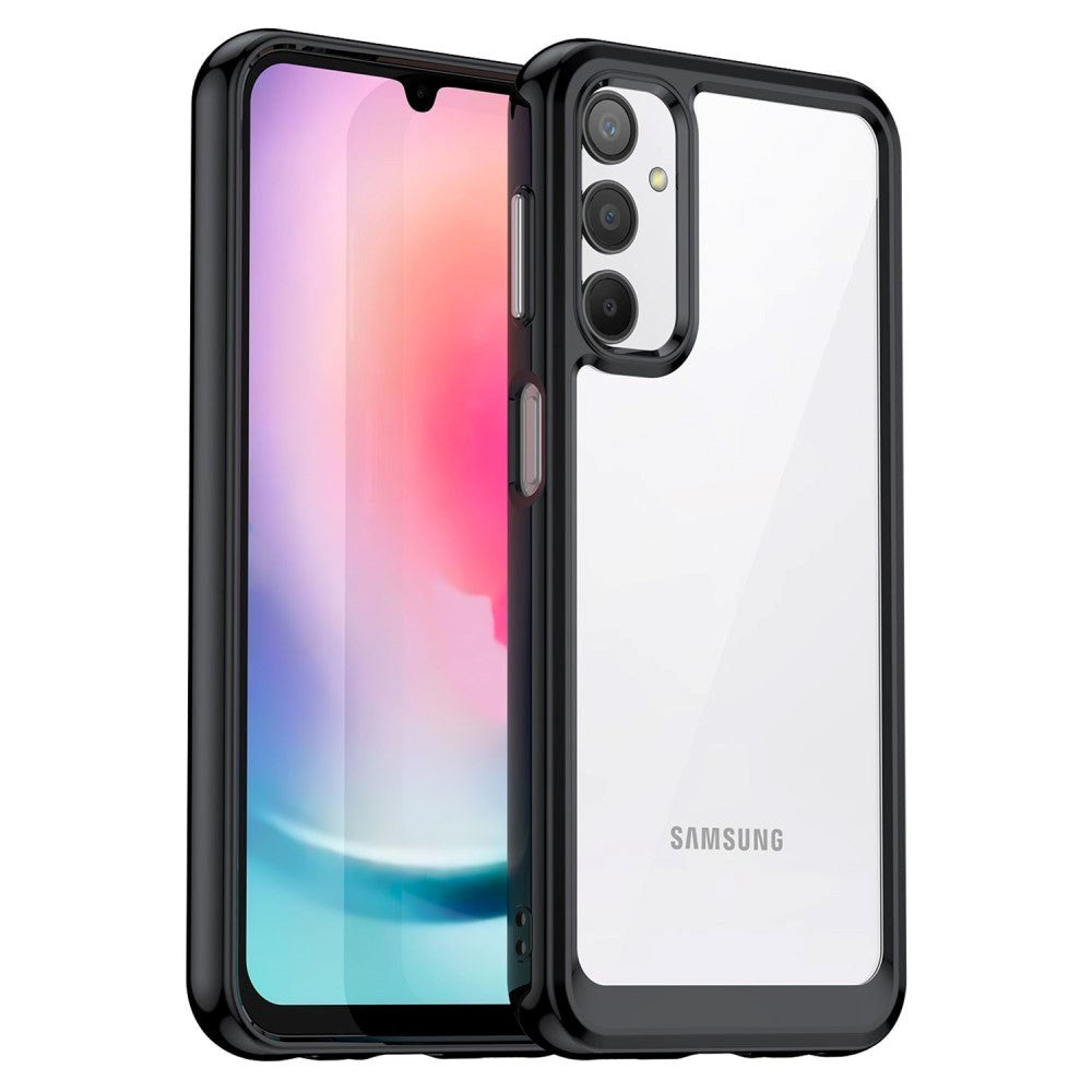 Samsung Galaxy A24 Acrylic Combo Case Transparent / Black