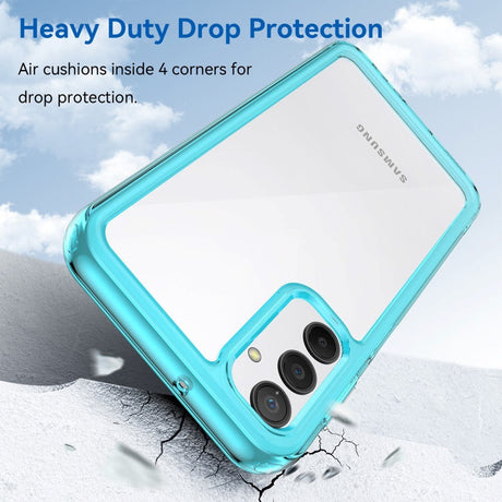 Samsung Galaxy A24 Acrylic Combo Case Transparent / Turquoise