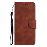 Xiaomi Redmi Note 12 Pro (5G) / Poco X5 Pro (5G) Leather Flip Case with Wallet and Strap - Brown