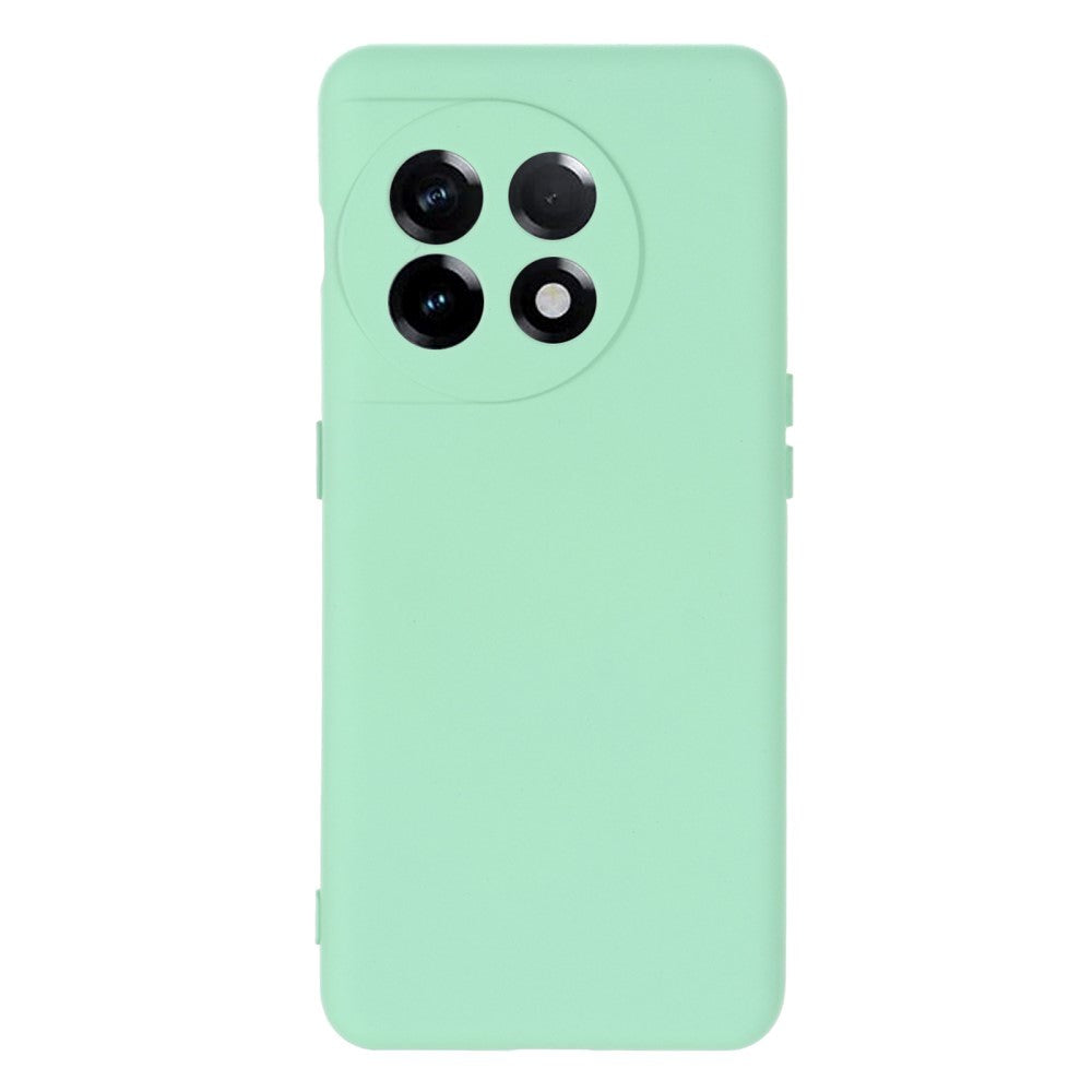 OnePlus 11 Liquid Silicone Case w. Strap - Green