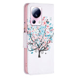 Xiaomi 13 Lite Flip Case m. Wallet - Flower Tree