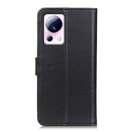 Xiaomi 13 Lite Soft Leather Wallet Case - Black