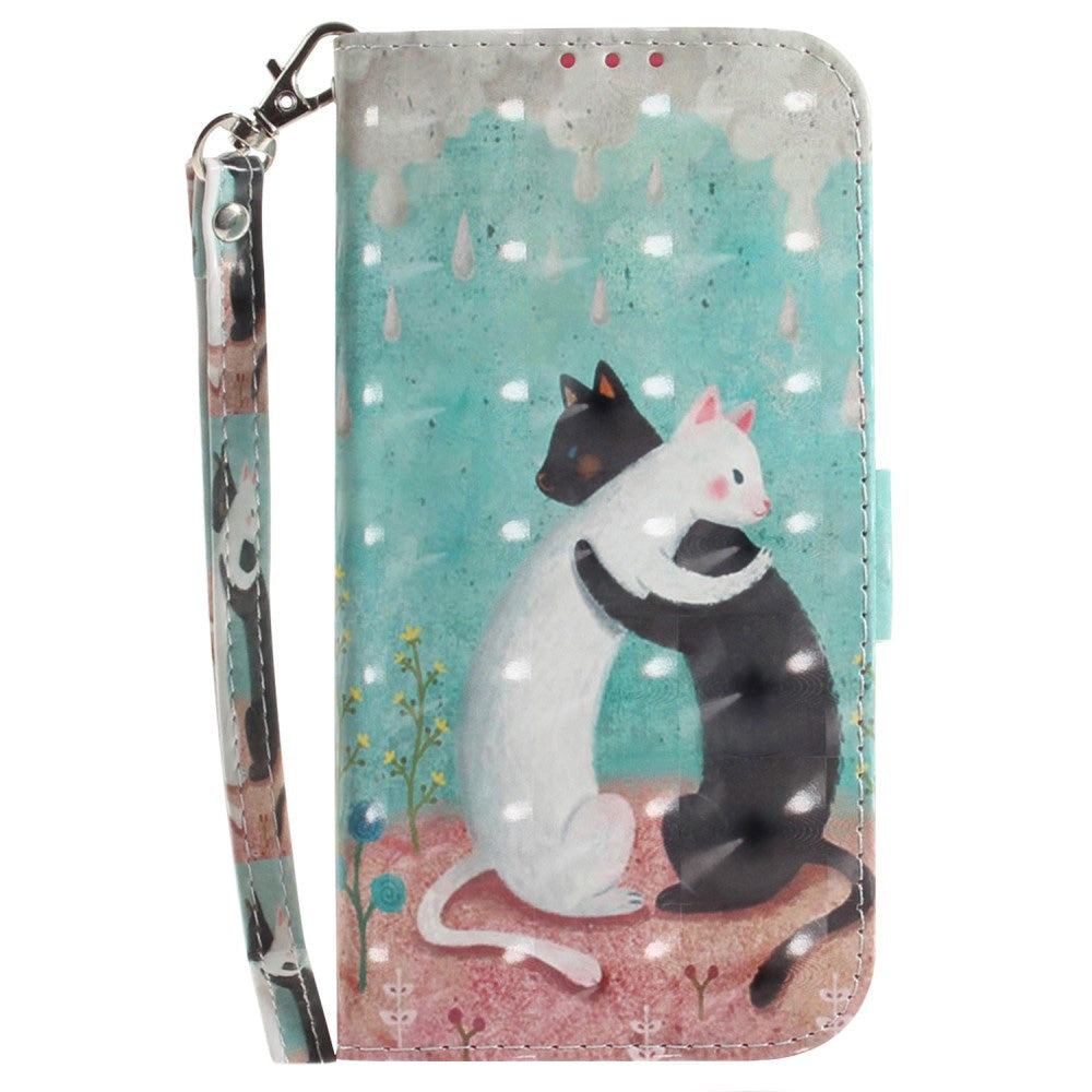 Sony Xperia 1 V Leather Case w. Print - Two Cats