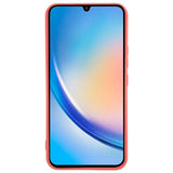 EIDERWOOD Samsung Galaxy A34 (5G) Lined Flexible Plastic Case - Dark Red