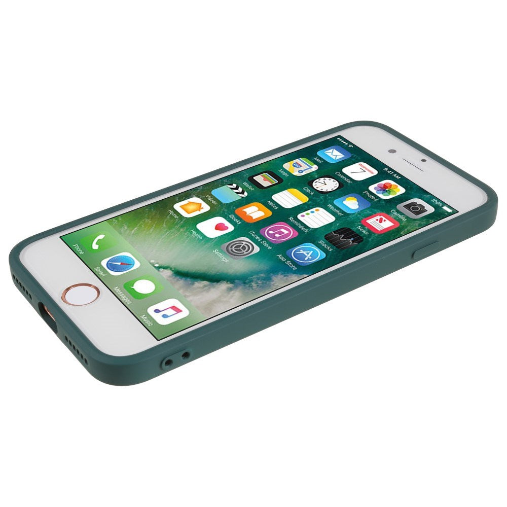 EIDERWOOD iPhone SE (2022 / 2020) / 8 / 7 Lined Flexible Plastic Case - Dark Green