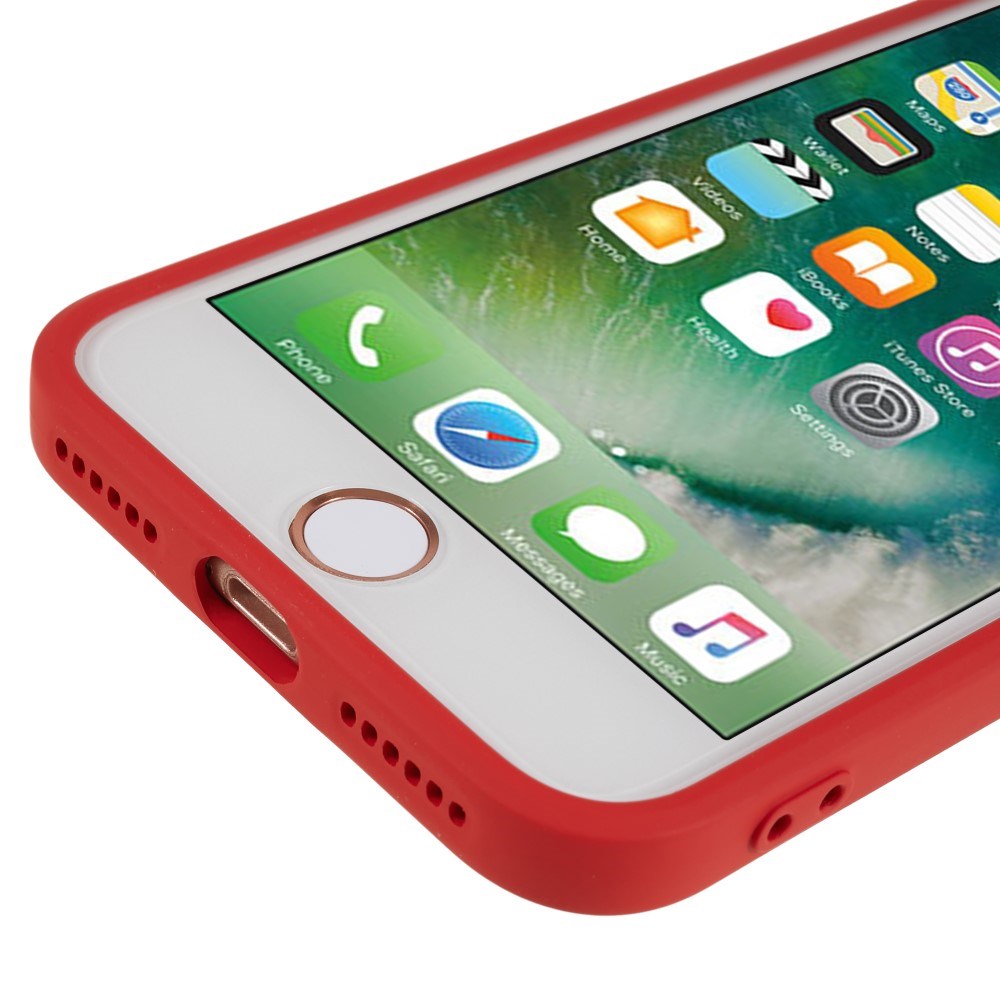 EIDERWOOD iPhone SE (2022 / 2020) / 8 / 7 Lined Flexible Plastic Case - Red