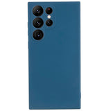 EIDERWOOD Samsung Galaxy S22 Ultra Lined Flexible Plastic Case - Blue