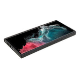 EIDERWOOD Samsung Galaxy S22 Ultra Lined Flexible Plastic Case - Black