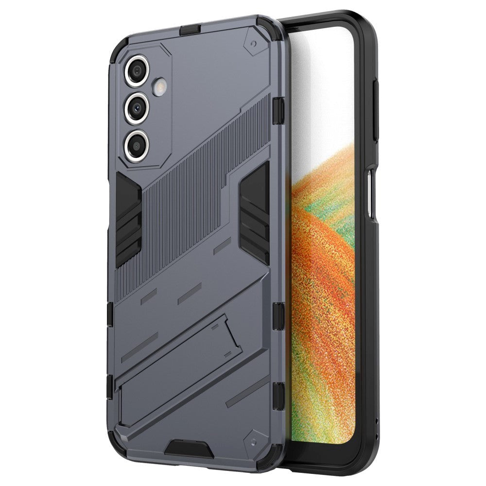 Samsung Galaxy A24 Hybrid Tough Cover with Kickstand - Grey