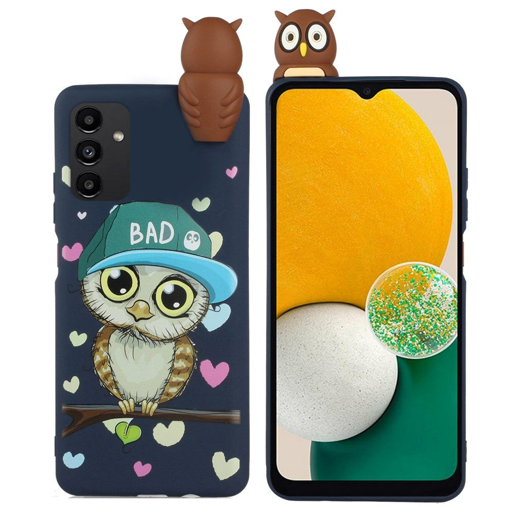 Samsung Galaxy A14 (5G) Flexible Plastic Case 3D - Owl