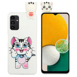 Samsung Galaxy A14 (5G) Flexible Plastic Case 3D - Cat