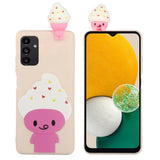 Samsung Galaxy A54 (5G) Flexible Plastic Case 3D - Ice Cream