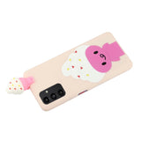 Samsung Galaxy A54 (5G) Flexible Plastic Case 3D - Ice Cream