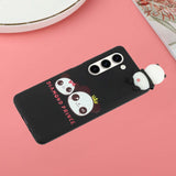 Samsung Galaxy S23 Flexible Plastic Case 3D - 2 Pandas