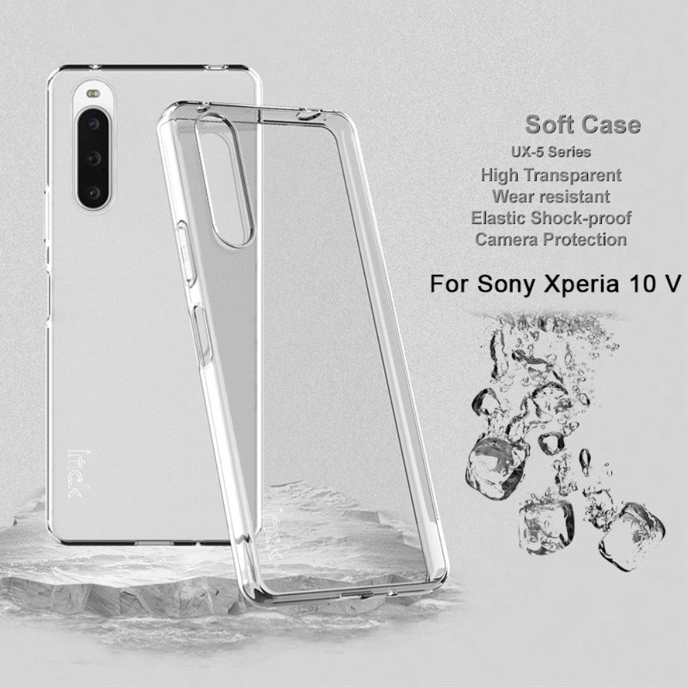 Sony Xperia 10 V IMAK Transparent Flexible Plastic Case