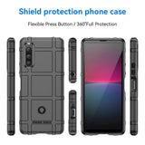 Sony Xperia 10 V Rugged Shield Series Tough Case - Black