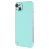 iPhone 14 Hard Plastic Frameless Case - Cyan