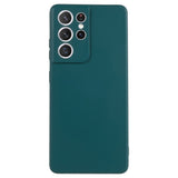 EIDERWOOD Samsung Galaxy S21 Ultra Lined Flexible Plastic Case - Green