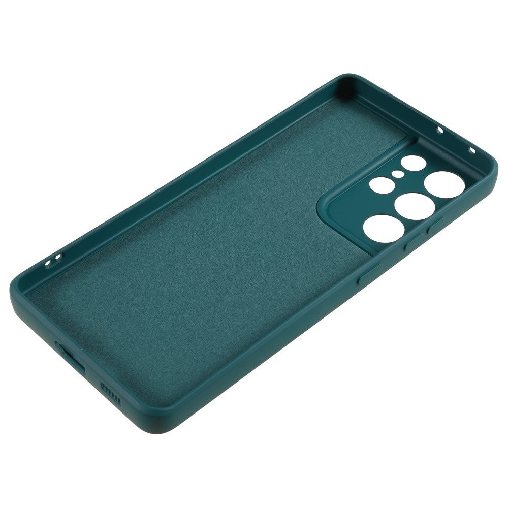 EIDERWOOD Samsung Galaxy S21 Ultra Lined Flexible Plastic Case - Green