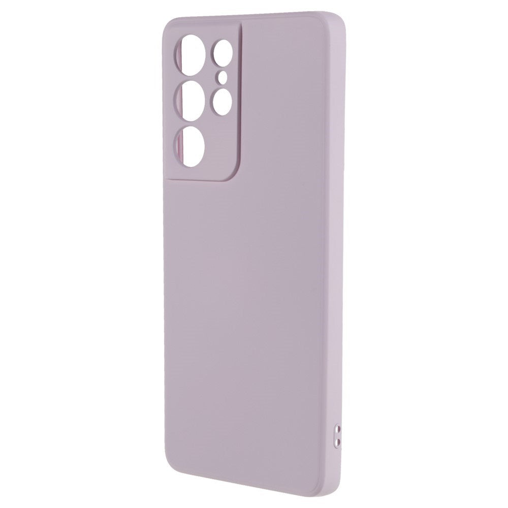 EIDERWOOD Samsung Galaxy S21 Ultra Lined Flexible Plastic Case - Purple