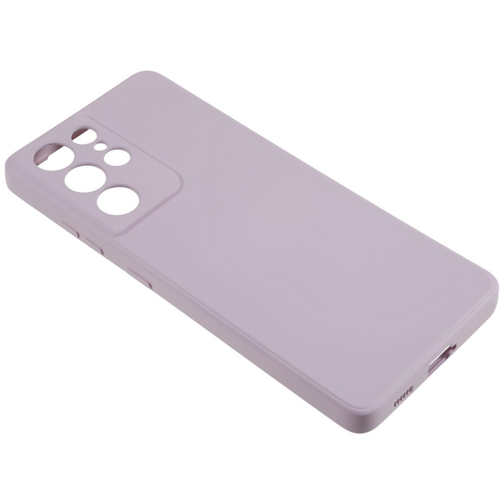 EIDERWOOD Samsung Galaxy S21 Ultra Lined Flexible Plastic Case - Purple