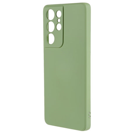 EIDERWOOD Samsung Galaxy S21 Ultra Lined Flexible Plastic Case - Light Green