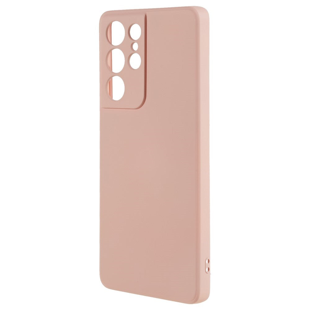 EIDERWOOD Samsung Galaxy S21 Ultra Lined Flexible Plastic Case - Pink