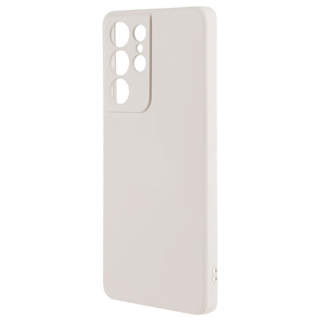 EIDERWOOD Samsung Galaxy S21 Ultra Lined Flexible Plastic Case - Beige