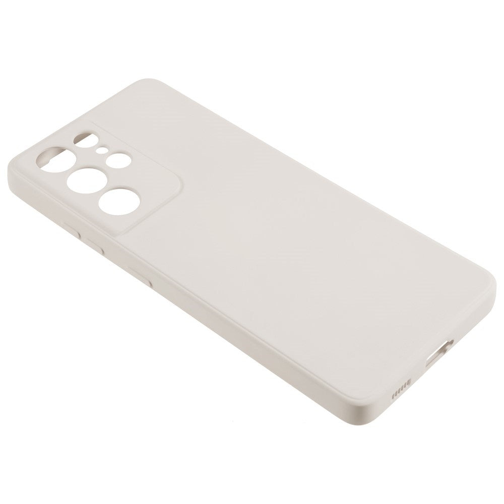 EIDERWOOD Samsung Galaxy S21 Ultra Lined Flexible Plastic Case - Beige