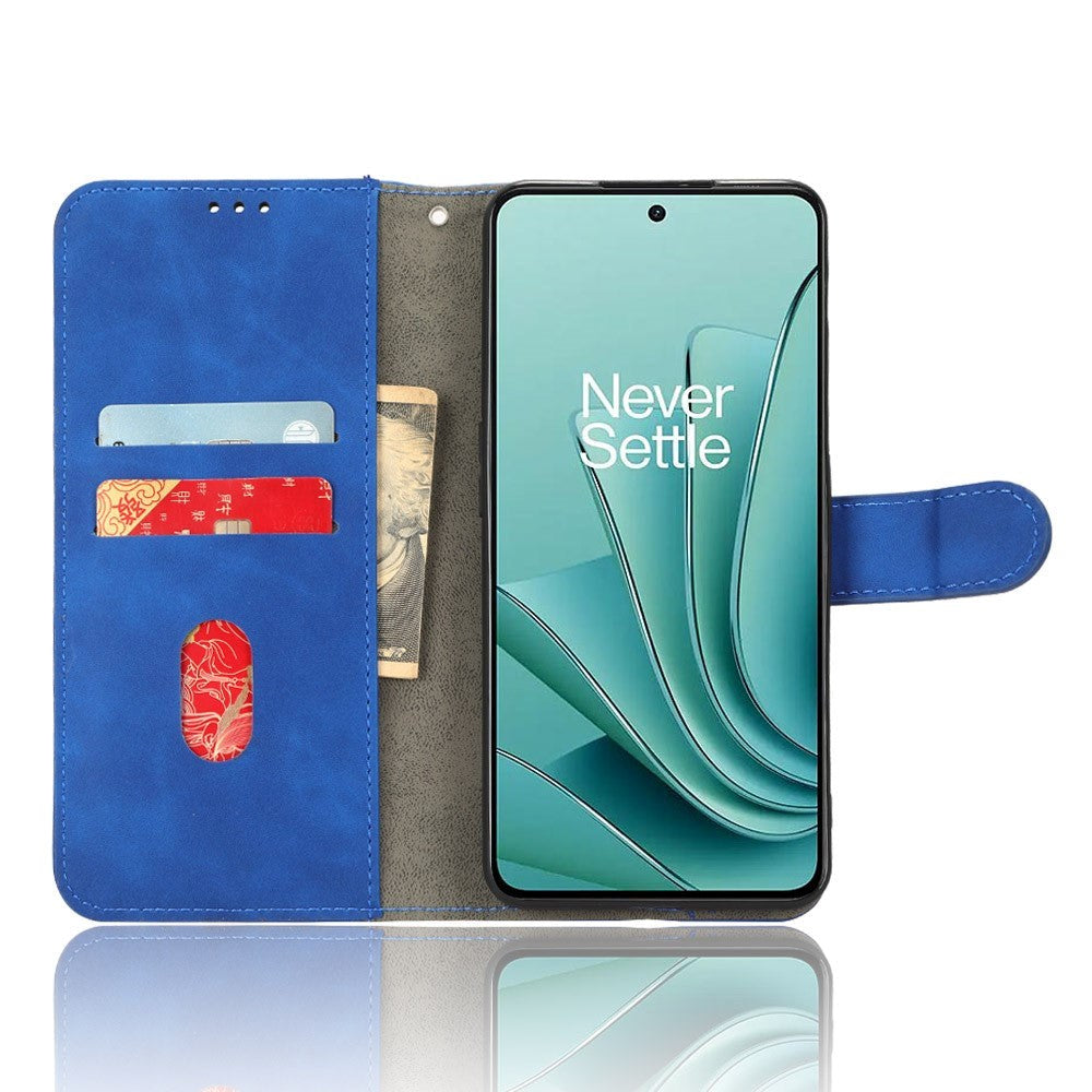 OnePlus Nord 3 (5G) Leather Flip Case with Wallet and Stand Function - Blue