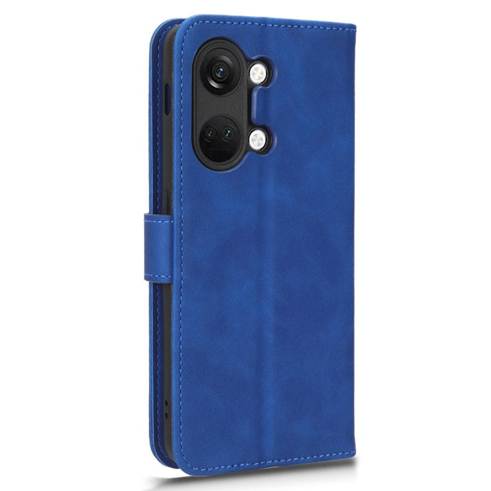 OnePlus Nord 3 (5G) Leather Flip Case with Wallet and Stand Function - Blue