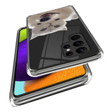 Samsung Galaxy S23 Ultra Plastic Transparent Case w. Motive - Dog and Cat