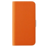 Samsung Galaxy A34 (5G) Litchi Leather Wallet Case with Magnetic Closure - Orange