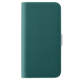 Samsung Galaxy A34 (5G) Litchi Leather Wallet Case with Magnetic Closure - Green