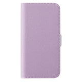 Samsung Galaxy A34 (5G) Litchi Leather Wallet Case with Magnetic Closure - Purple