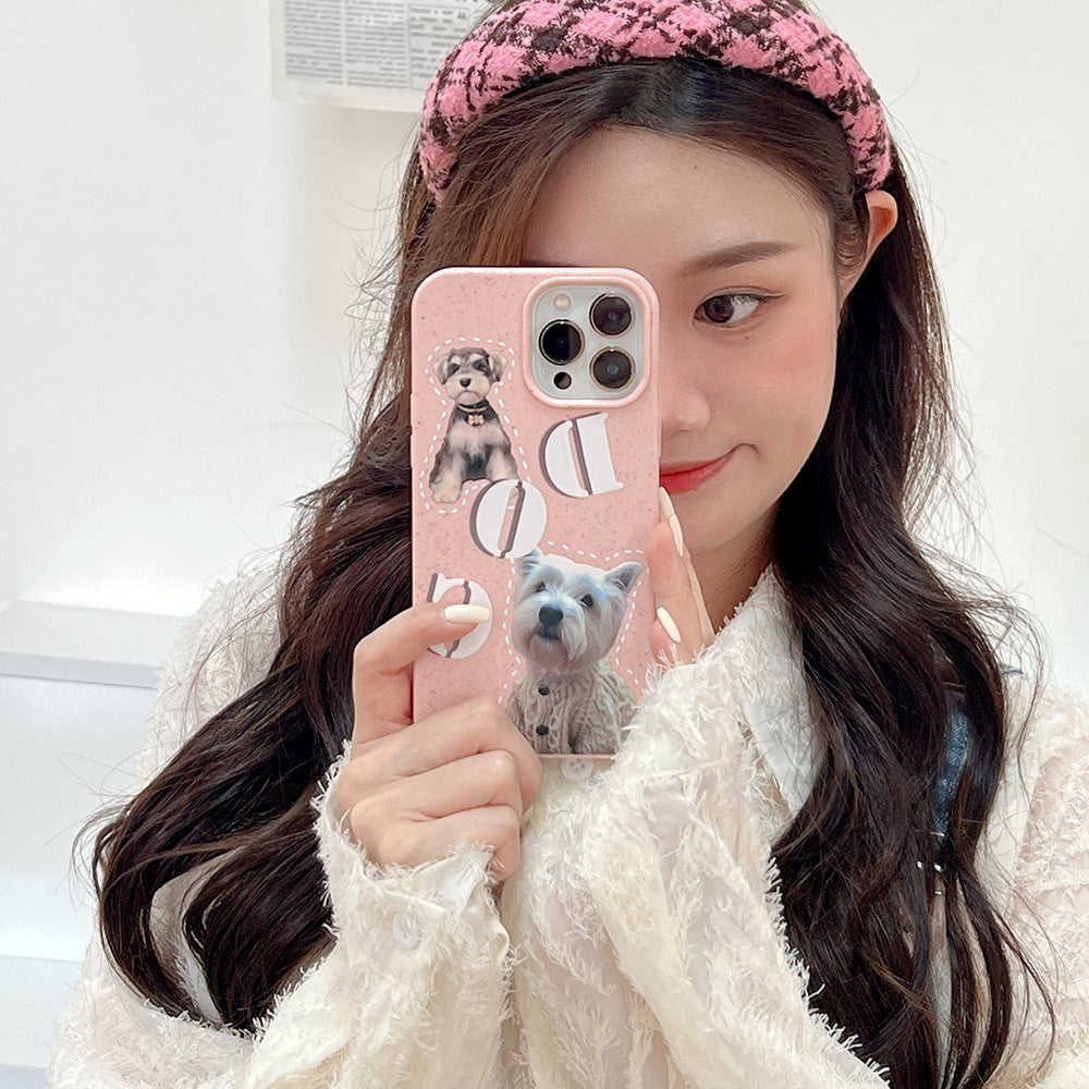 iPhone 14 Pro Flexible Plastic Case w. Motif - Dogs