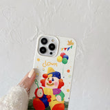 iPhone 14 Pro Flexible Plastic Case w. Motif - Clown