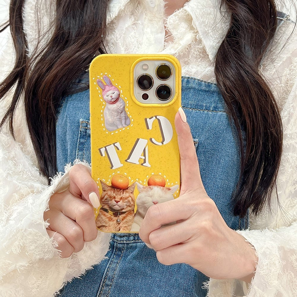 iPhone 13 Pro Flexible Plastic Case w. Motif - Cats