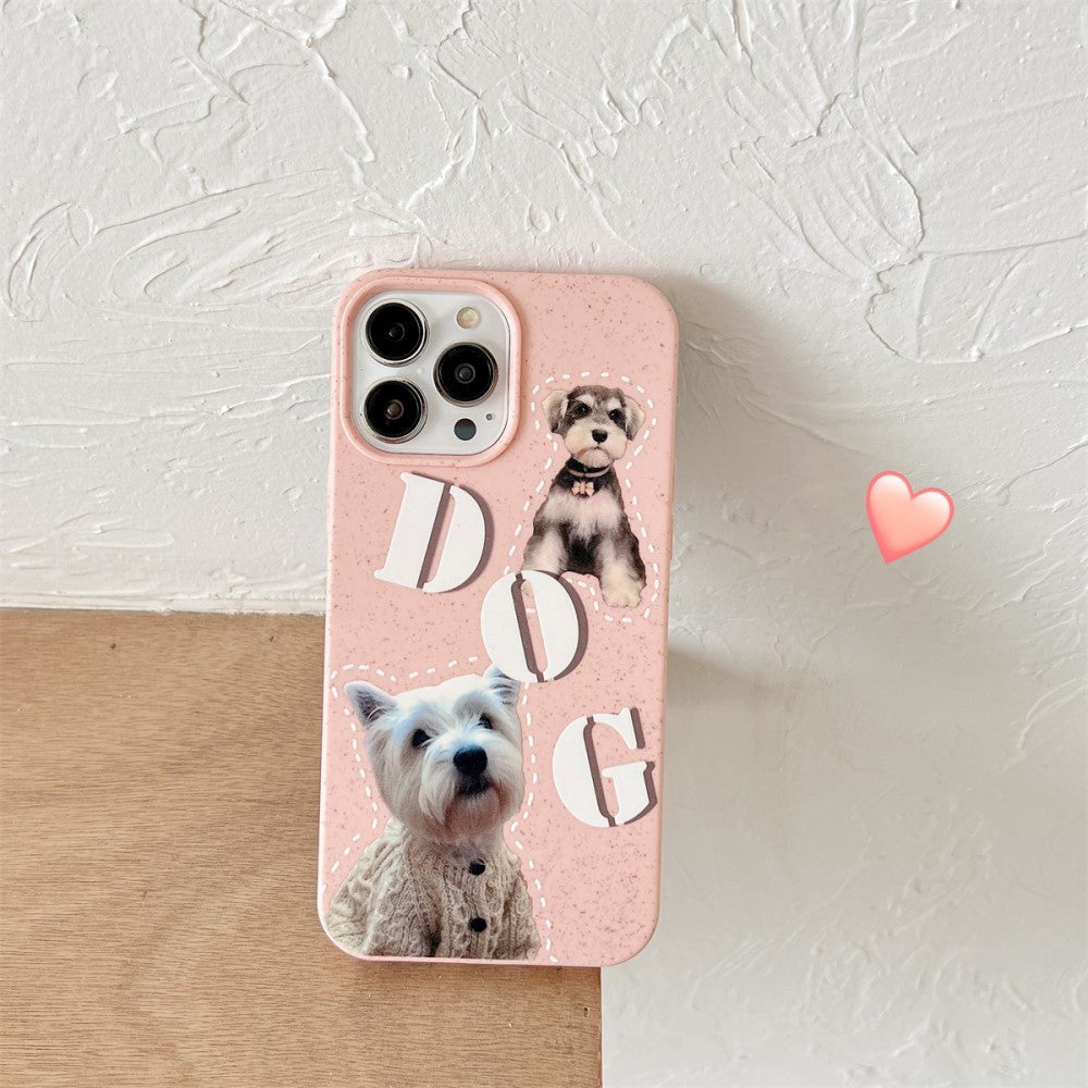 iPhone 13 Pro Flexible Plastic Case w. Motif - Dogs