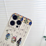 iPhone 14 Pro Flexible TPU Plastic Case with Print - Hieroglyphs