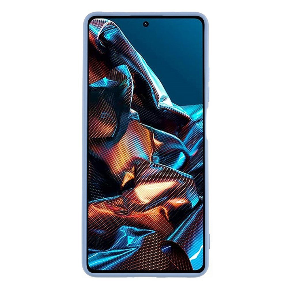 EIDERWOOD Xiaomi Poco X5 Pro (5G) Lined Flexible Plastic Case - Blue