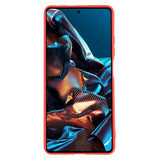 EIDERWOOD Xiaomi Poco X5 Pro (5G) Lined Flexible Plastic Case - Red