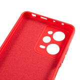 EIDERWOOD Xiaomi Poco X5 Pro (5G) Lined Flexible Plastic Case - Red