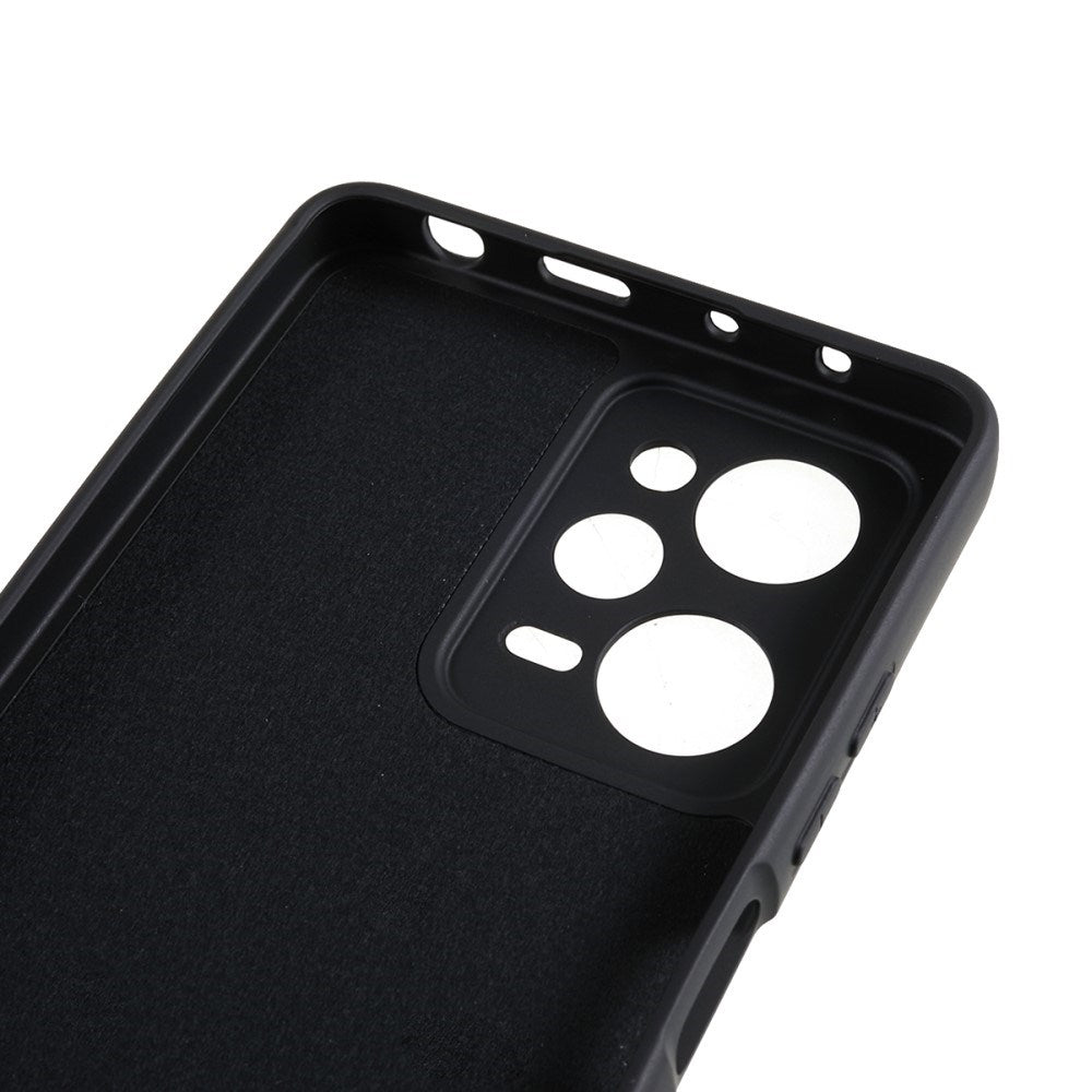 EIDERWOOD Xiaomi Poco X5 Pro (5G) Lined Flexible Plastic Case - Black