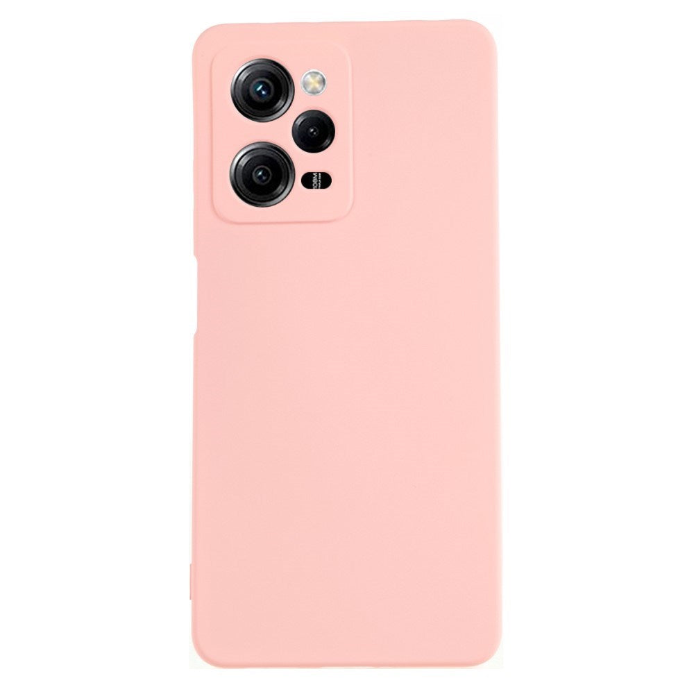 EIDERWOOD Xiaomi Poco X5 Pro (5G) Lined Flexible Plastic Case - Pink