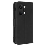 OnePlus Nord 3 (5G) Leather Flip Case w. Large Wallet - Black