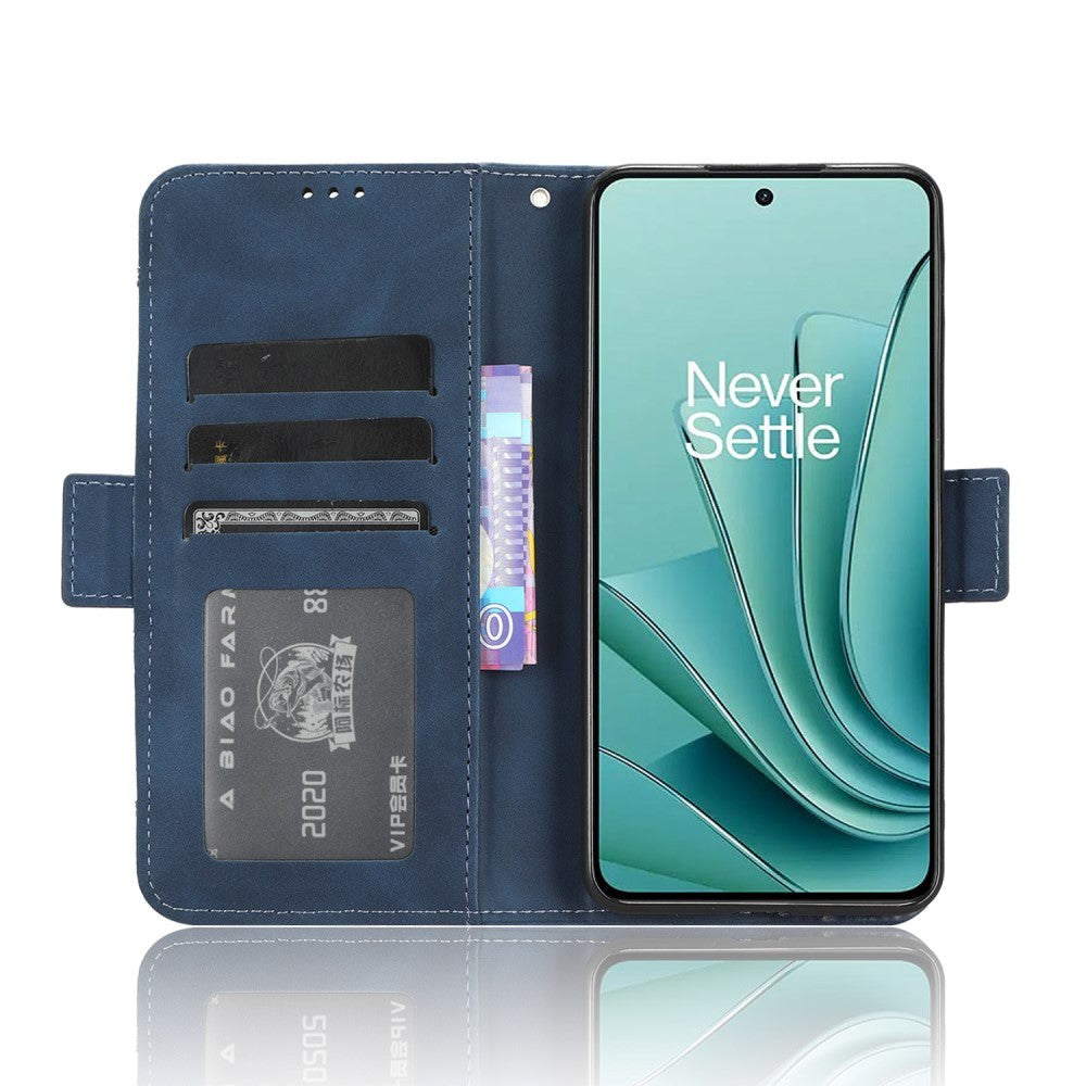 OnePlus Nord 3 (5G) Leather Flip Case w. Large Wallet - Blue