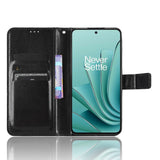 OnePlus Nord 3 (5G) Leather Flip Case with Wallet and Strap - Black